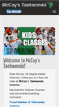 Mobile Screenshot of mccoytkd.com
